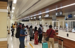 The first batch of Maldivian patients arriving in Cochin International Airport, for advanced medical treatment in India on June 30. PHOTO/INDIAN HIGH COMMISSION
