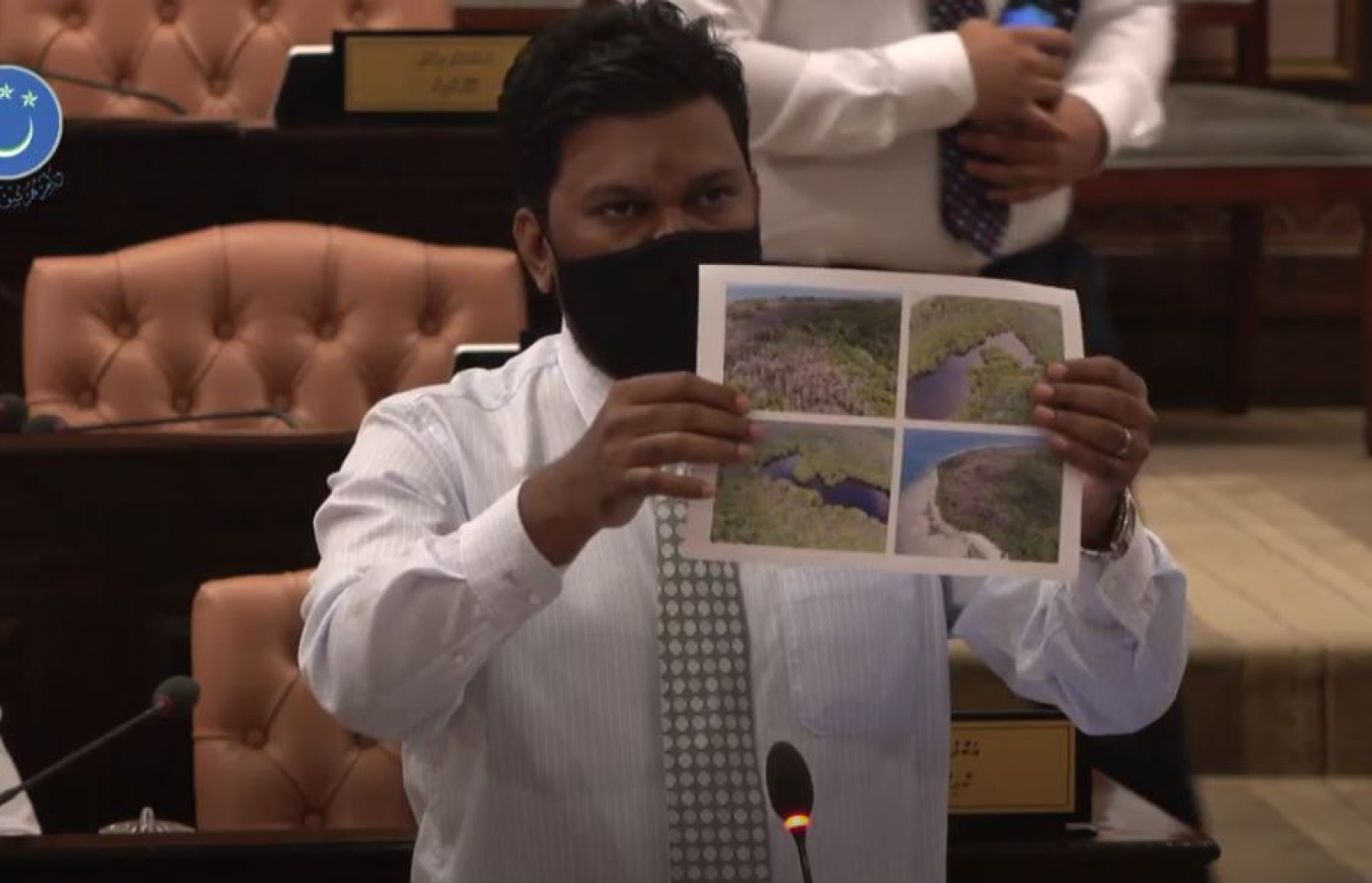 ނޭކުރެންދޫ ކަނޑޫފަލަށް ލިބިފައިވާ ގެއްލުންތަކުގެ ފޮޓޯ މެމްބަރު ރާއީ ދައްކަވާލައްވަނީ: މަރުވެގެން އެދަނީ ރާއްޖޭގެ އެންމެ ބޮޑު ކަނޑޫފާ-- ފޮޓޯ: ސްކްރީން ޝޮޓް