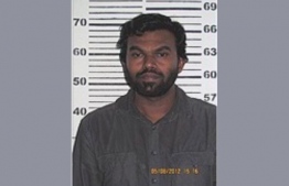 Abdul Latheef was sentenced to over a year of imprisonment over obstruction of justice by the Laamu Atoll Magistrate Court. PHOTO: MALDIVES POLICE SERVICE