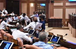 During a parliamentary session in July. PHOTO: PARLIAMENT