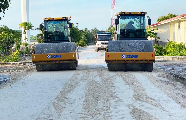 ފޮނަދޫ މަގުހެދުމުގެ މަސައްކަތުގެ 59 ޕަސެންޓު ނިމިއްޖެ