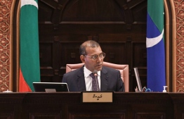 Speaker of Parliament Mohamed Nasheed has faced stark criticism by both ruling and opposition lawmakers for his suggestion to amend the Immigration Act. PHOTO: PARLIAMENT