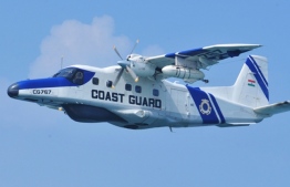 A Dornier fixed-wing aircraft used by the Indian Coast Guard. The former government had announced India will gift this model of aircraft to Maldives. PHOTO: INDIAN NAVY