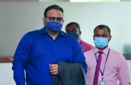 Former vice president Ahmed Adeeb on July 23, prior to his remand hearing at the High Court. AHMED AWSHAN ILYAS / MIHAARU