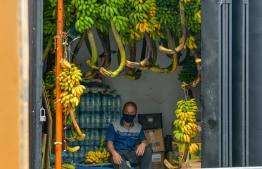 މާލޭގެ ކުޑަ ފިހާރައެއްގެ ތެރޭގައި "ގޮޅިއެއް" ހިންގަނީ: ތަރުކާރީ އާއި މޭވާގެ ވިޔަފާރި އޮތީ ބިދޭސީންގެ އަތުގައި - ފޮޓޯ؛ އަހުމަދު އަވްޝަން އިލްޔާސް/މިހާރު