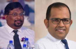 Criminal Court Judge Ali Rasheed (L) and Dr Mohamed Ibrahim were nominated for the Supreme Court bench with Judicial Service Commission (JSC)'s approval. President Ibrahim Mohamed Solih forwarded their names for Parliament approval on August 19. PHOTO: MIHAARU