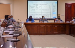 Members of the Anti Corruption Commission (C) during a probe by the Parliament. PHOTO: PARLIAMENT