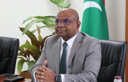 Foreign Minister Abdulla Shahid holds a virtual conference with Indian Minister of External Affairs Dr Subrahmanyam Jaishankar on August 13, 2020. PHOTO/FOREIGN MINISTRY