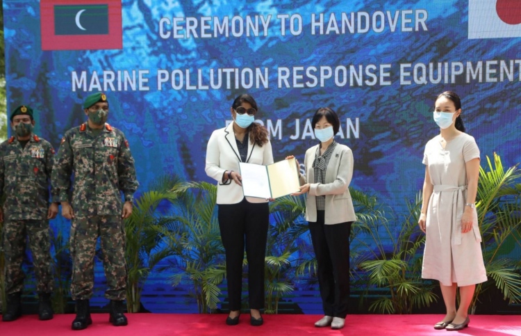 ޖަޕާނުން އެމްއެންޑީއެފަށް ސާމާނު ހަދިޔާކޮށްފި