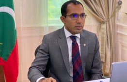 communications minister mohamed maleeh jamaal at UN ESCAP meeting  E-Government Survey, Asia Pacific Regional Webinar