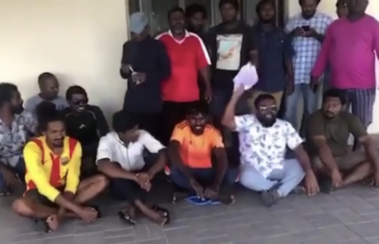 ފައިސާ ނުލިބި ލަސްވާތީ މަސްވެރިން މުޒާހަރާކޮށްފި