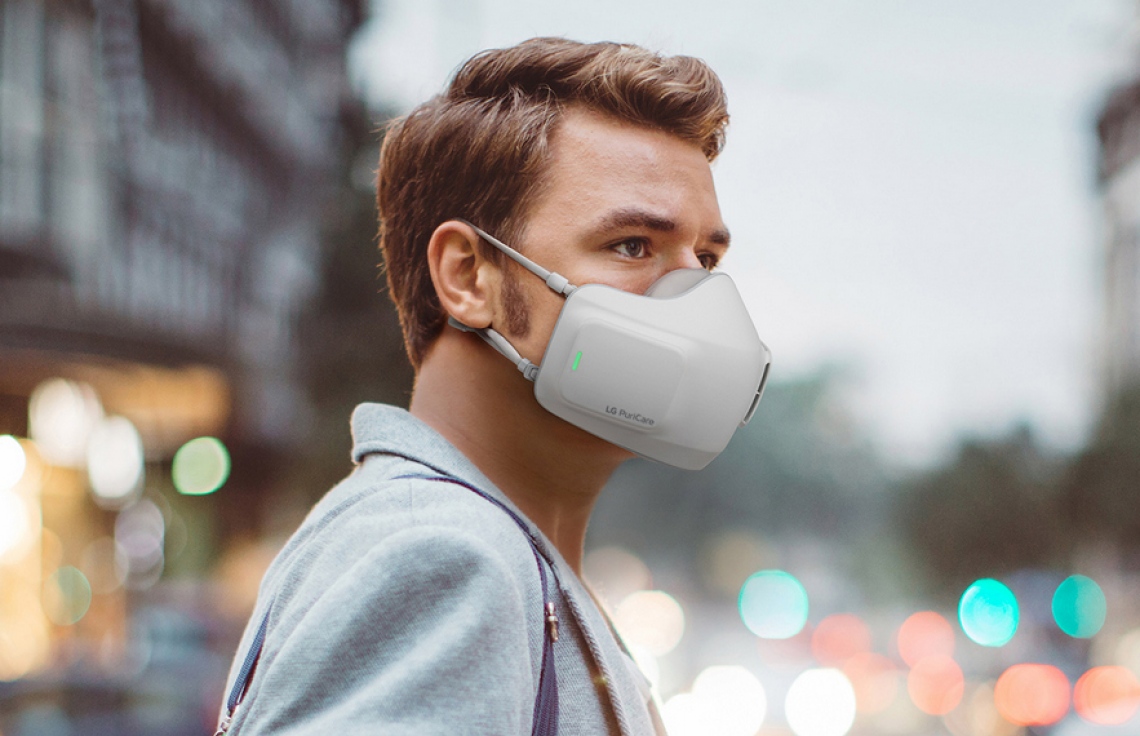 ވައި ސާފުކޮށްދޭ މާސްކެއް އެލްޖީން އުފައްދައިފި