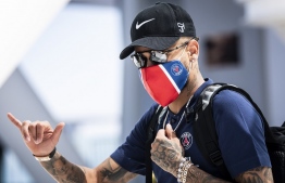 (FILES) In this file photo taken on August 24, 2020 Paris Saint-Germain's Brazilian forward Neymar leaves the team's hotel in Lisbon, a day after being defeated by Bayern Munich during the UEFA Champions League final football match. - Nike said on August 29, 2020 that it had parted ways with Neymar, ending one of its most high-profile sponsorship deals a decade and a half after signing the star striker as a 13-year-old prodigy. (Photo by CARLOS COSTA / AFP)