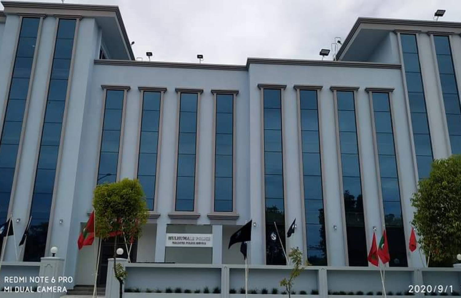 ކުރީގެ ރައީސް ޔާމީންގެ ސަރުކާރުން ހުޅުމާލޭގައި އިމާރާތްކުރި، ފުލުހުންގެ އާ މަރުކަޒު.