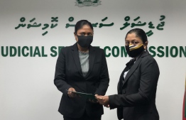 Judicial Service Commission (JSC) appointed Dheebanaaz Fahmy to the Criminal Court bench, marking the first time a woman was selected as a Criminal Court Justice. PHOTO: JSC