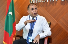 Minister of Tourism Dr Abdulla Mausoom. PHOTO: MIHAARU