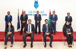 The newly appointed members of ICAM's transitional council. PHOTO: AG OFFICE