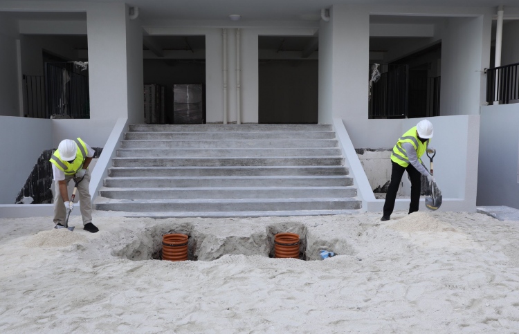 ހިޔާ ފްލެޓުތަކުގެ ނަރުދަމާގެ މަސައްކަތް ފަށައިފި