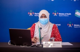 Health Emergency Operation Centre (HEOC)'s Spokesperson and Health Protection Agency (HPA)'s Medical Officer Dr Nazla Rafeeq. PHOTO: HEOC