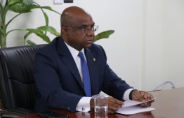 Minister of Foreign Affairs Abdulla Shahid during the Bahrain Visions Forum 2020.. PHOTO: MINISTRY OF FOREIGN AFFAIRS