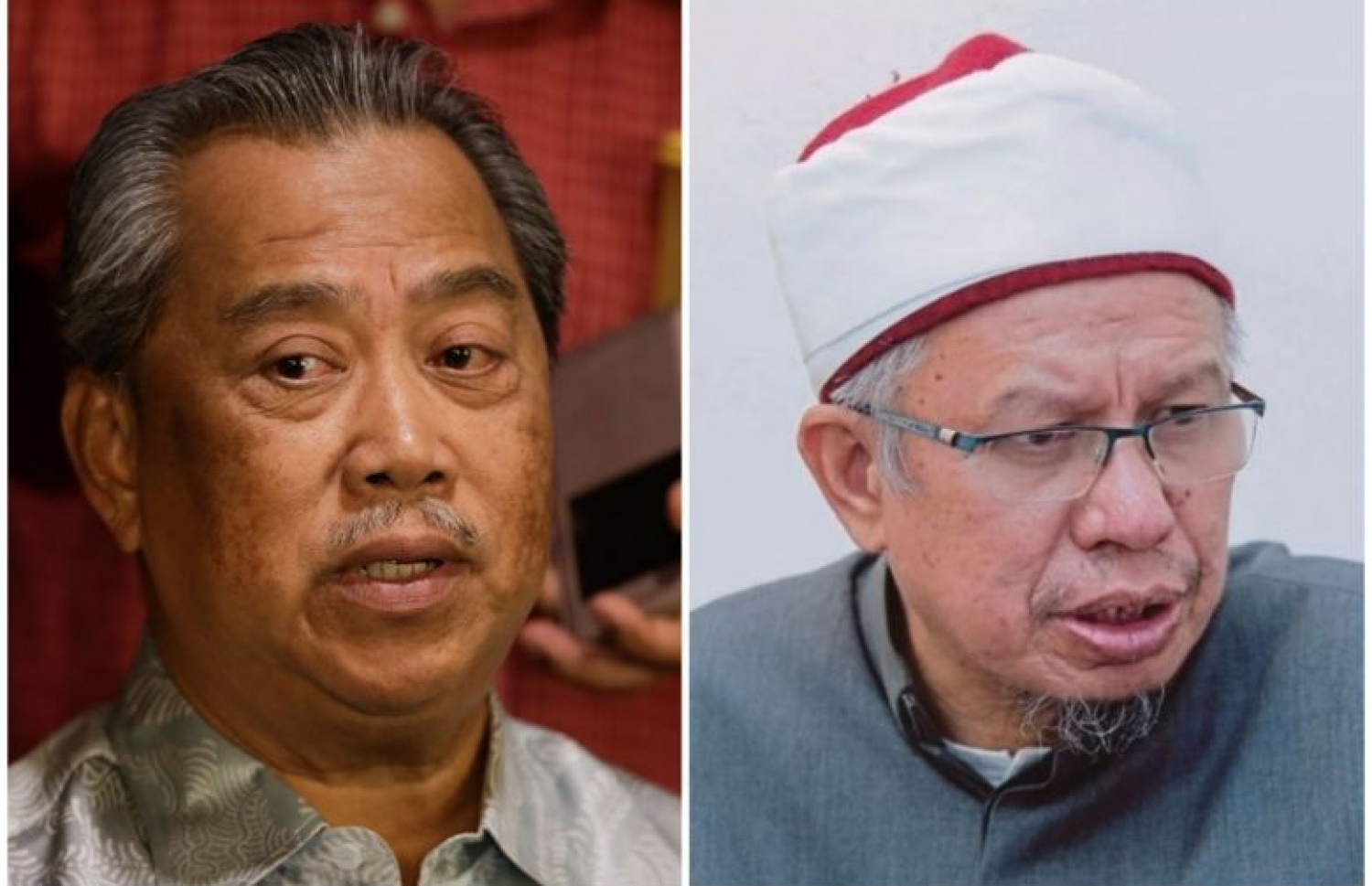 ކޮރޯނާވައިރަހަށް ޕޮޒިޓިވްވި މެލޭޝިއާގެ ރިލިޖަސް އެފެއާޒް މިނިސްޓަރު (ކ) އަދި ބޮޑުވަޒީރު މުހްޔިއްދީން. --ފޮޓޯ:އީޕީއޭ