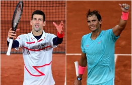 Novak Djokovic (L) will face Rafael Nadal in the French Open final on October 10, 2020. PHOTO/AFP