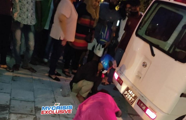 މާލޭގައި ބޮޑު އެކްސިޑެންޓެއް، އެކަކުގެ ހާލު ސީރިއަަސް