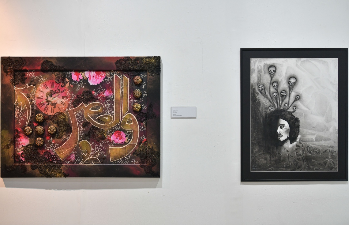 މާލެ: އޮކްޓޯބަރު 26، 2020: ދިވެހި ފަންނުވެރިންގެ ހުނަރު ދައްކާލުމަށް ނެޝަނަލް އާޓު ގެލެރީގައި ބޭއްވި 'އަންވެއިލިން ވިޝަންސް" މައުރަޒު.-- ފޮޓޯ: ނިޝާން އަލީ /މިހާރު