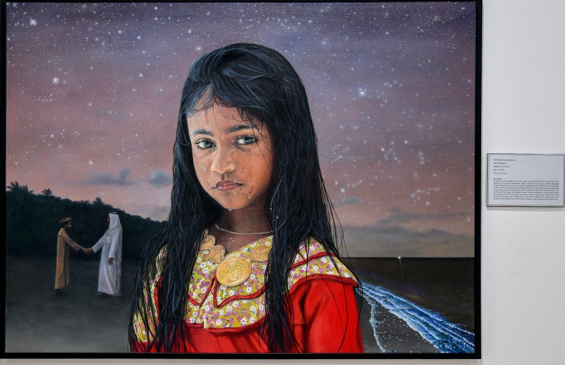 މާލެ: އޮކްޓޯބަރު 26، 2020: ދިވެހި ފަންނުވެރިންގެ ހުނަރު ދައްކާލުމަށް ނެޝަނަލް އާޓު ގެލެރީގައި ބޭއްވި 'އަންވެއިލިން ވިޝަންސް" މައުރަޒު.-- ފޮޓޯ: ނިޝާން އަލީ /މިހާރު