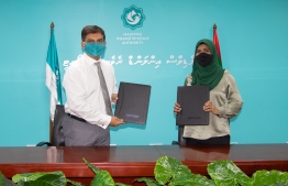 Ooredoo Maldives sign agreement with Maldives Inland Revenue Authority (MIRA) which allows customers to make payments via 'm-Faisaa'. PHOTO/OOREDOO