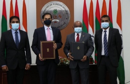 India and Maldives sign four MoUs to strengthen the cooperation between the two countries. PHOTO: FOREIGN MINISTRY