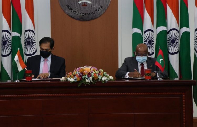 ބްރިޖު މަޝްރޫއަށް އިންޑިއާއިން އެހީދިނުމަށް ސޮއިކޮށްފި