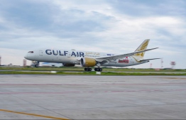 The first flight of Gulf Air to land at VIA after Maldives reopened borders. PHOTO/VIA