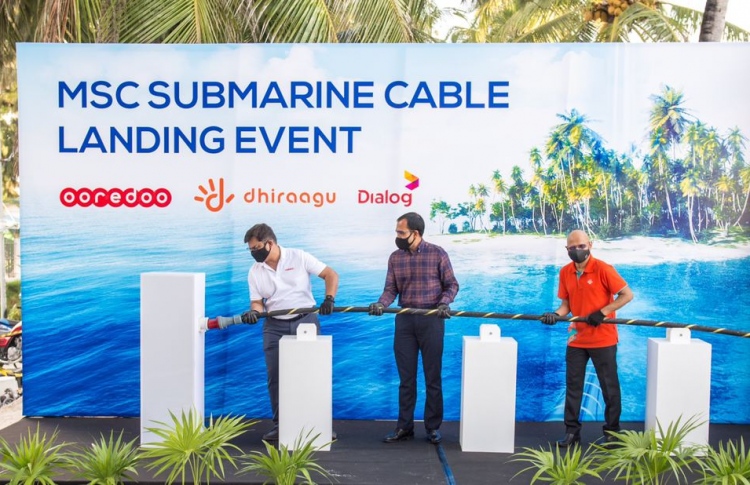 ސަބްމެރިން ކޭބަލް ލަންކާއިން ހުޅުމާލެ އަށް ގުޅާލައިފި