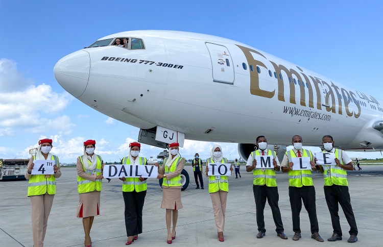 އެމިރޭޓްސް އިން މާލެ-ކޮލަމްބޯ ދަތުރުތައް ފަށަނީ