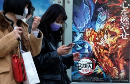 The anime epic 'Demon Slayer' has drawn 24 million viewers to cinemas. PHOTO: Kazuhiro NOGI/AFP File