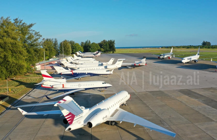 ގަން އެއާޕޯޓްގައި 35 ޖެޓް؛ މިއަހަރު ރެކޯޑް ހަދާނެ