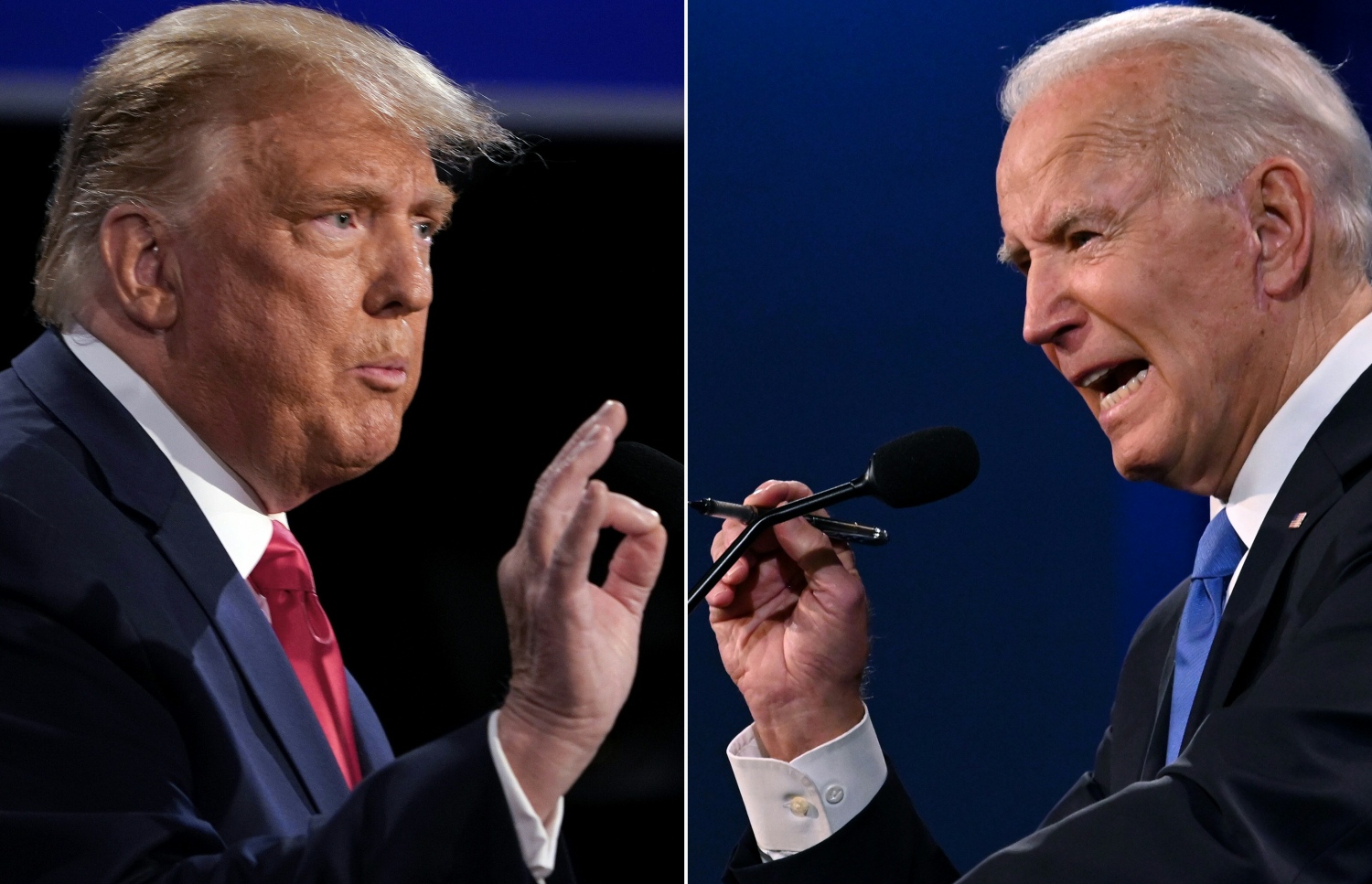 ރައީސްކަމަށް އިންތިޚާބުވި ޖޯ ބައިޑަން އާއި ރައީސް ޑޮނަލްޑް ޓްރަމްޕް. --ފޮޓޯ:އޭއެފްޕީ