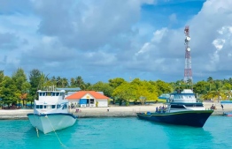 Photo of Dhevvadhoo's harbour in Gaafu Alif Atoll. PHOTO: MIHAARU 