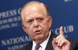 (FILES) In this file photo taken on June 26, 2007 Lou Dobbs, anchor and managing editor of CNN's Lou Dobbs Tonight program, speaks at the National Press Club in Washington, DC. - Fox News has canceled the show of Lou Dobbs, a right-wing presenter with a history of airing baseless conspiracy theories and one of the most ardent supporters of former president Donald Trump among US broadcasters.

The decision on February 5 came a day after Fox News and Dobbs were sued for defamation by voting technology firm Smartmatic, which is claiming $2.7 billion in losses from the network for promoting false claims that the company was involved in fraud in November's presidential election. (Photo by KAREN BLEIER / AFP)