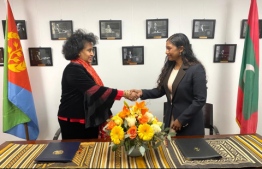 Maldives and Eritrea establishes diplomatic relations. PHOTO: MINISTRY OF FOREIGN AFFAIRS