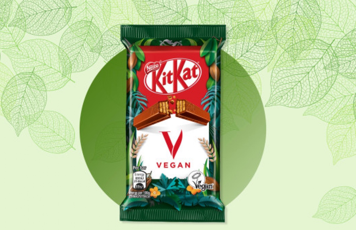 ކިޓްކެޓުން ވެޖެޓޭރިއަން ޗޮކްލެޓެއް ނެރެނީ