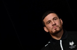 (FILES) In this file photo taken on January 22, 2020 Toronto Wolfpack's New Zealand Sonny Bill Williams speaks at a press conference to launch Toronto Wolfpack's maiden Rugby Super League season, at the Etihad Campus in Manchester, prior to the first game to be played on February 2. - Williams announced his retirement from rugby March 11, 2021, but the New Zealander isn't giving up on sports, saying he wants to concentrate on his boxing career. (Photo by Paul ELLIS / AFP)