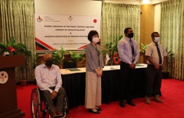 Signing ceremony of where the Government of Japan pledges three Assistive Vehicles to MAPD. PHOTO JAPAN EMBASSY