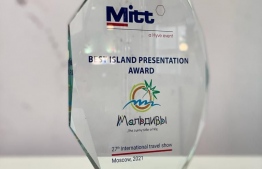 Maldives won the title of “Best Island Presentation” in MITT. PHOTO: VISIT MALDIVES