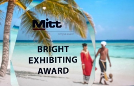Maldives won the title of “Bright Exhibiting Award” in MITT. PHOTO: VISIT MALDIVES