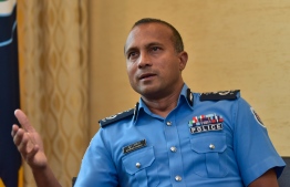 Commissioner of Police Mohamed Hameed PHOTO / MIHAARU