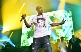 (FILES) In this file photo taken on June 28, 2019 rapper DMX performs at Masters Of Ceremony 2019 at Barclays Center in New York City. - Gritty US rapper DMX was hospitalized and on life support Saturday, April 3, after a heart attack, his lawyer Murray Richman told AFP. 
"He was hospitalized at 11 o'clock last night at the hospital in White Plains," the New York suburb where he lives, after suffering "a heart attack," Richman, who has represented the rapper for 25 years, told AFP. (Photo by Theo Wargo / GETTY IMAGES NORTH AMERICA / AFP)