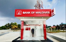 (FILE) Bank of Maldives (BML) opened a Self-Service ATM in Makunudhoo, Haa Dhaalu Atoll: BML had generated 299 million Rufiyaa in profit in the second quarter of the year -- Photo: BML