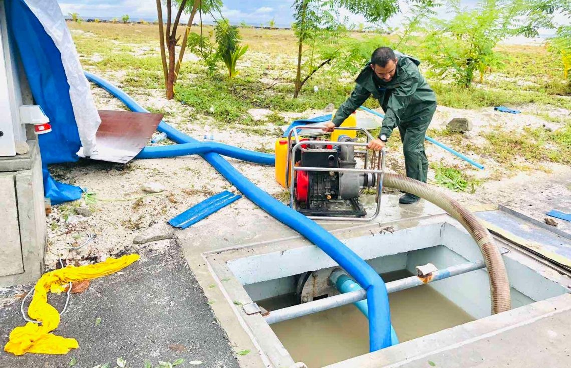 ވިއްސާރައާ އެކު އައްޑޫ ފެން ހިންދުމުގައި